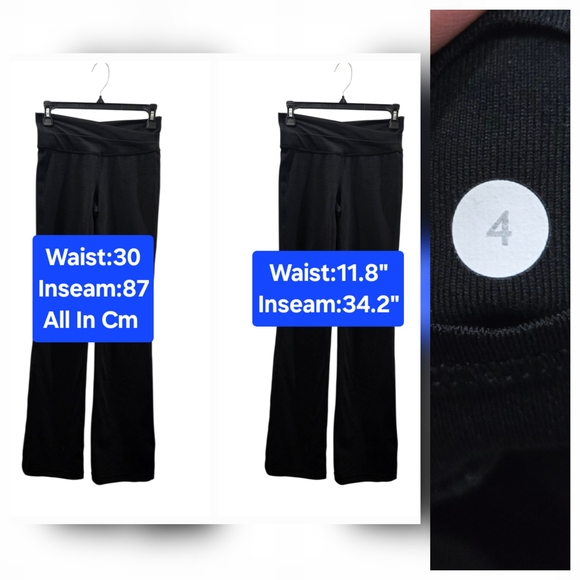 Lululemon Black Flare Pants - Picture 2 of 5